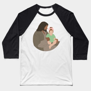 Jesus and Child Baseball T-Shirt